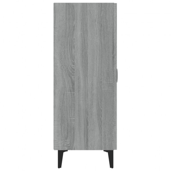 Aparador de madera contrachapada gris Sonoma 70x34x90 cm M 5
