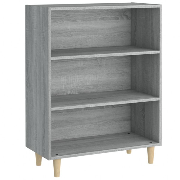 Aparador de madera contrachapada gris Sonoma 69.5x32.5x90 cm M 2