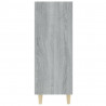 Aparador de madera contrachapada gris Sonoma 69.5x32.5x90 cm 4