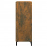 Aparador madera contrachapada roble ahumado 69.5x32.5x90 cm 4