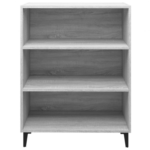 Aparador de madera contrachapada gris Sonoma 69.5x32.5x90 cm M 3