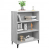 Aparador de madera contrachapada gris Sonoma 69.5x32.5x90 cm 5