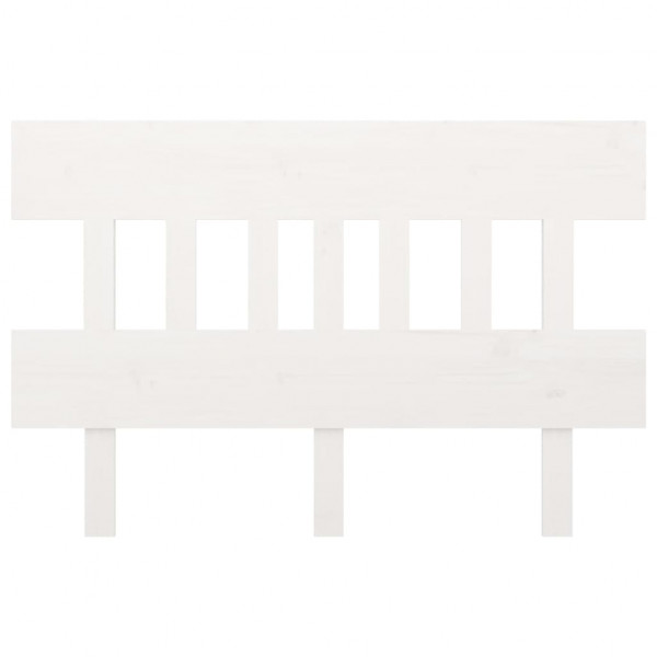 Cabeceira de cama 143.5x3x81 cm pinho maciço branco M 3