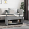 Mesa de centro madera contrachapada gris Sonoma 102x50x52.5 cm 1