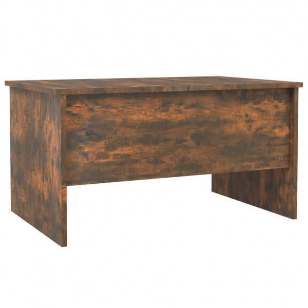 Mesa de centro madera contrachapada roble ahumado 80x50x42.5 cm M 5