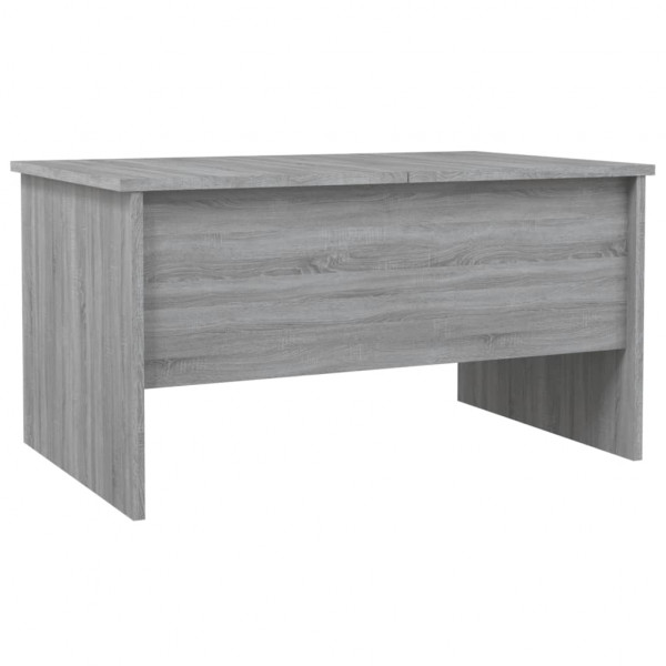 Mesa de centro madera contrachapada gris Sonoma 80x50x42.5 cm M 5