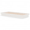 Estructura de cama madera maciza blanco 90x200 cm 4