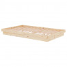 Estructura de cama madera maciza 120x200 cm 4