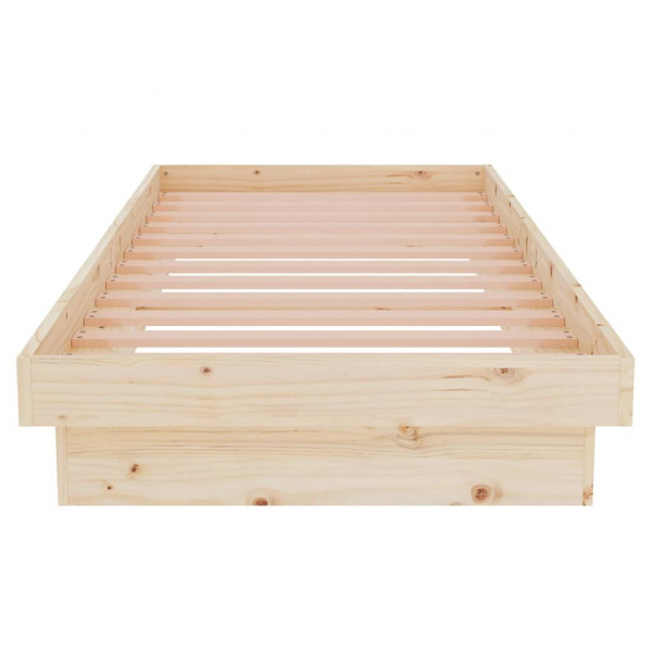 Estrutura cama pequena solteiro 75x190 cm madeira maciça M 5