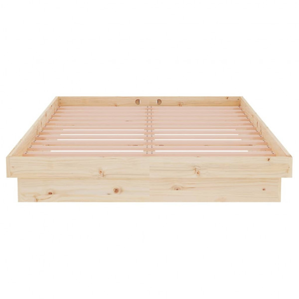 Estrutura de cama pequena casal 120x190 cm pinho maciço M 5