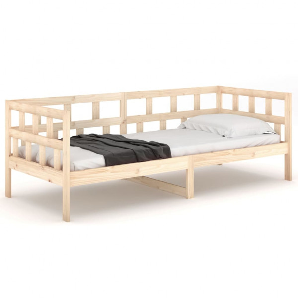 Sofá cama madera maciza de pino 90x190 cm M 5