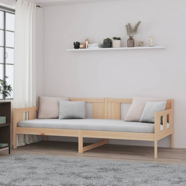 Sofá cama madera maciza de pino 90x190 cm D