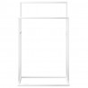 Toalheiro de pé 48x24x78.5 cm ferro branco 3