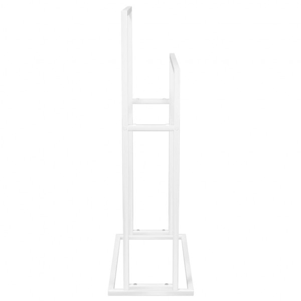 Toalheiro de pé 48x24x78.5 cm ferro branco M 4