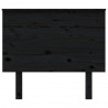 Cabeceira de cama 94x6x82.5 cm pinho maciço preto 4