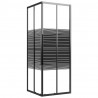 Cabine de duche riscas ESG 80x80x180 cm preto 2