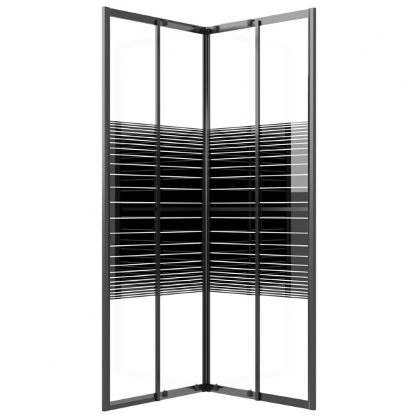 Cabine de duche riscas ESG 80x80x180 cm preto M 5