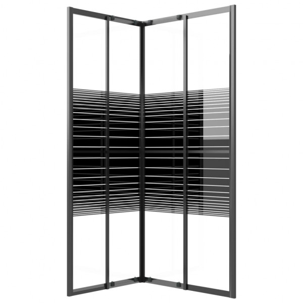 Cabine de duche riscas ESG 90x70x180 cm preto M 5