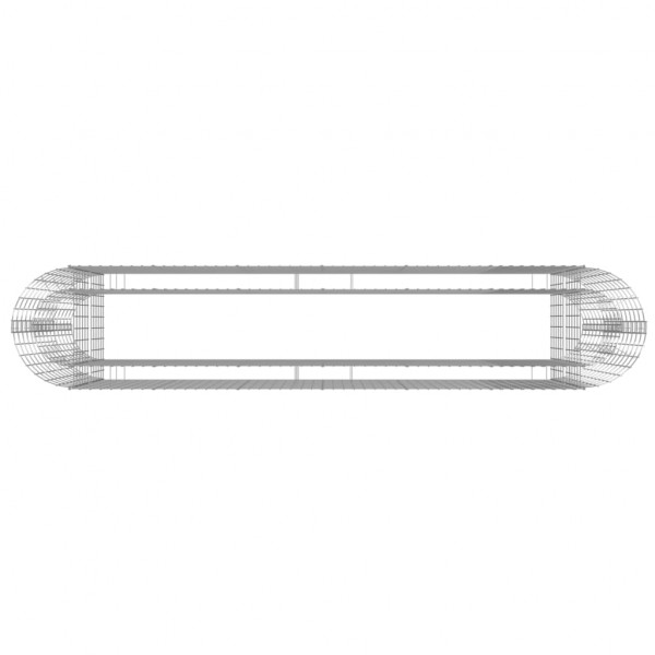 Arriate de gaviones de hierro galvanizado 260x50x100 cm M 5