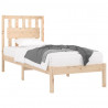 Estructura de cama madera maciza de pino 100x200 cm 3