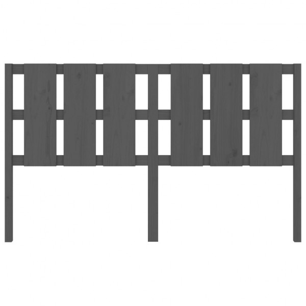 Cabeceira de cama 165.5x4x100 cm pinho maciço cinzento M 4