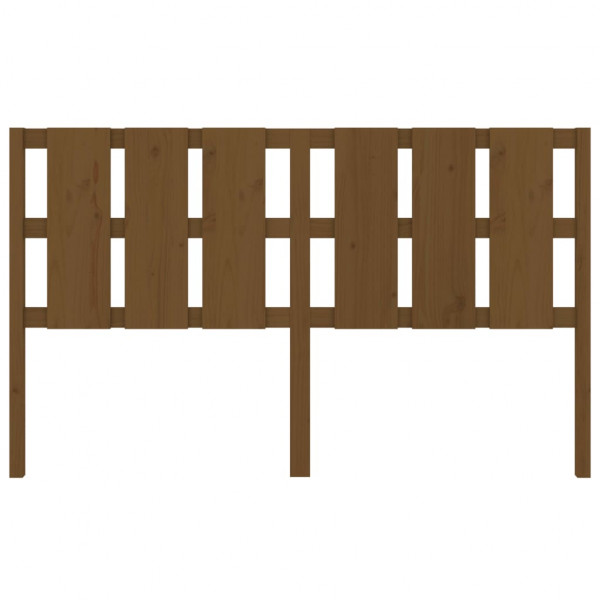 Cabeceira de cama 165.5x4x100 cm pinho maciço castanho mel M 4