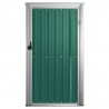 Abrigo p/ ferramentas jardim 88x89x161cm aço galvanizado verde 3