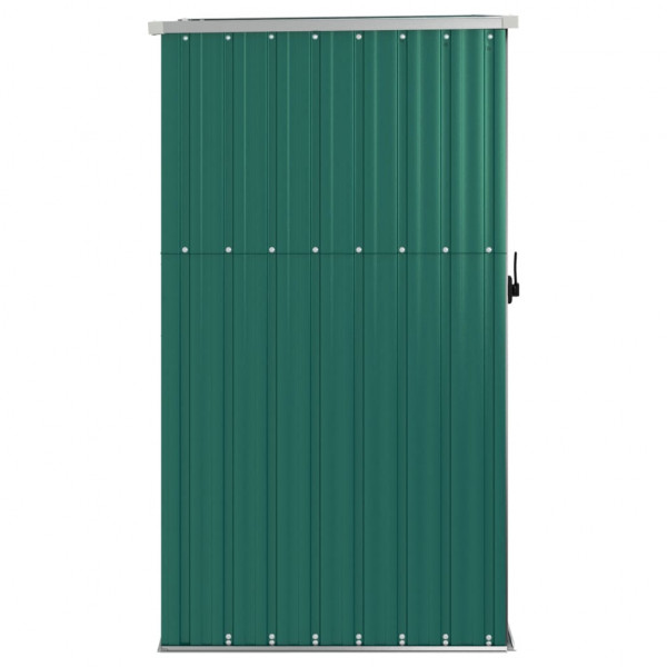 Abrigo p/ ferramentas jardim 88x89x161cm aço galvanizado verde M 4