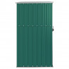 Cobertizo de herramientas jardín acero galvanizado 88x89x161 cm 4