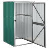 Abrigo p/ ferramentas jardim 88x89x161cm aço galvanizado verde 5