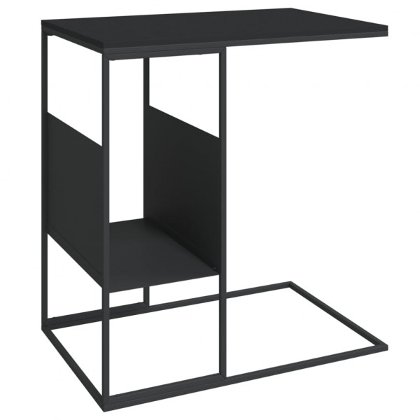 Mesa de apoio 55x36x59.5 cm derivados de madeira preto M 2