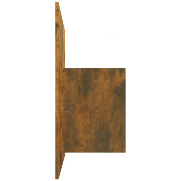 Cabecero de cama con mesitas madera contrachapada roble ahumado M 5