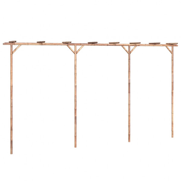 Pérgola de bambú 385x40x205 cm M 2