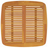 Mesa de jardín madera maciza de acacia 110x110x75 cm 5