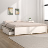 Estructura de cama con cajones blanco 160x200 cm 1