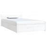 Estrutura cama com gavetas 90x190 cm Single branco 3