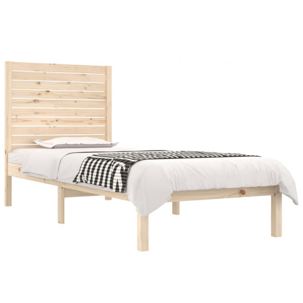 Estrutura de cama solteiro 90x190 cm madeira maciça M 3