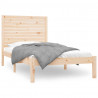 Estructura de cama de madera maciza 100x200 cm 2