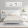 Cabecero de cama con mesitas madera contrachapada blanco 1