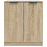 Aparadores 2 uds madera contrachapada roble Sonoma 60x30x70 cm 4