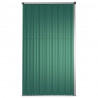 Abrigo p/ ferramentas jardim 161x89x161cm aço galvanizado verde 5