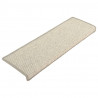 Alfombrilla autoadhesiva escalera 15 uds plateado 65x21x4 cm 3