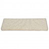 Alfombrilla autoadhesiva escalera 15 uds plateado 65x21x4 cm 4