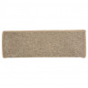 Tapetes de escada autoadesivos 15 pcs 65x21x4 cm bege-escuro 5