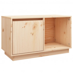 Mueble de TV de madera maciza de pino 74x35x44 cm H