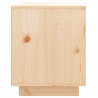 Mueble de TV de madera maciza de pino 74x35x44 cm 5