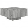 Mesa de centro madera contrachapada gris Sonoma 60x60x31.5 cm 2