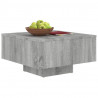 Mesa de centro madera contrachapada gris Sonoma 60x60x31.5 cm 3