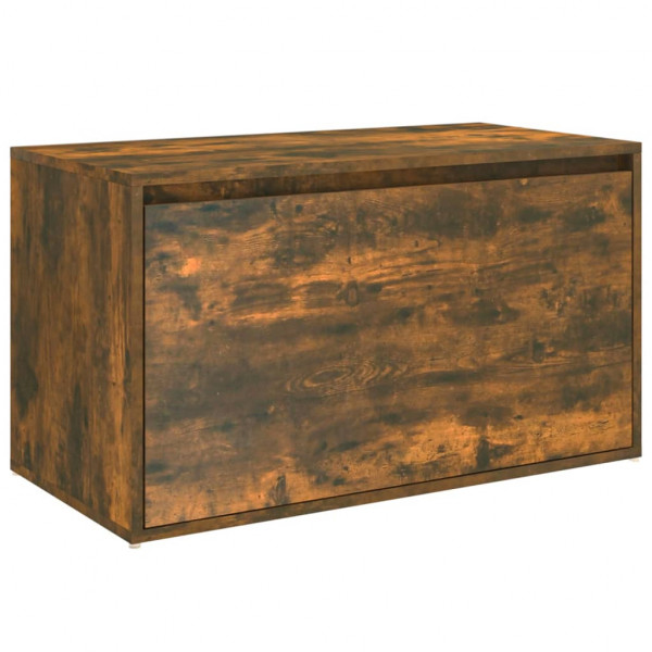 Banco pasillo madera contrachapada roble ahumado 80x40x45 cm M 2