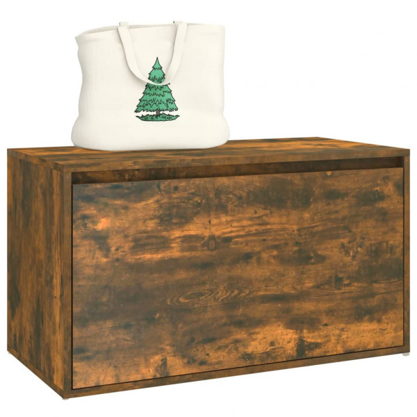 Banco pasillo madera contrachapada roble ahumado 80x40x45 cm M 5